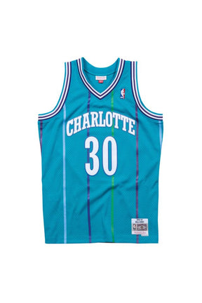 Regata Mitchell & Ness Charlotte Hornets Road 1992-93 Dell Curry Azul Teal