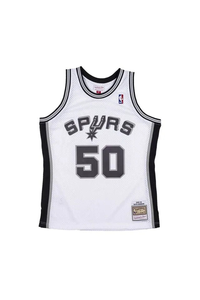 Regata Mitchell & Ness San Antonio Spurs David Robinson 1998-1999 Branca