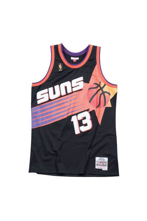 Regata Mitchell & Ness NBA Alternate Phoenix Suns Steve Nash Preta