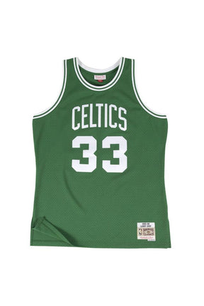 Regata Mitchell & Ness Boston Celtics Road Larry Bird 1985-1986 Verde