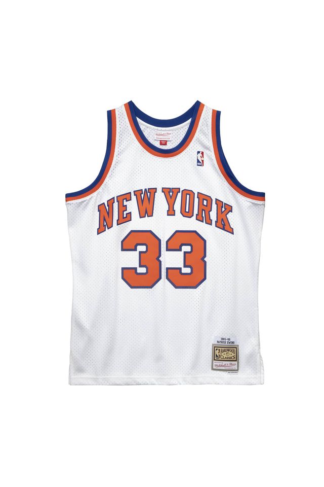 Regata Mitchell & Ness NBA New York Knicks Patrick Ewing 1985-86 Branca