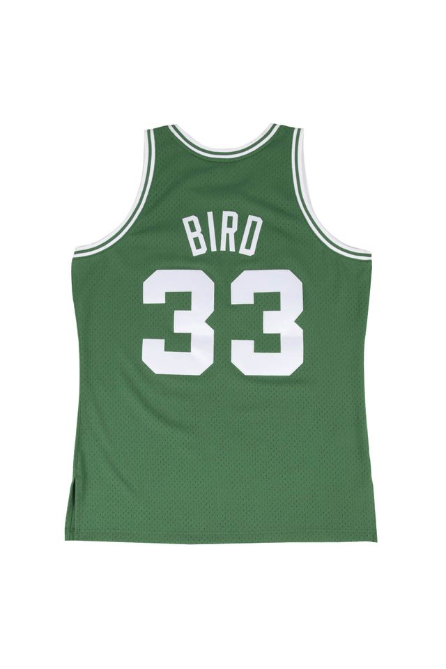 Regata Mitchell & Ness Boston Celtics Road Larry Bird 1985-1986 Verde