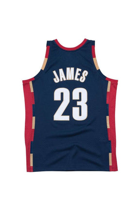 Regata Mitchell & Ness NBA Cleveland Cavaliers Alternate 2008-09 Lebron James Azul