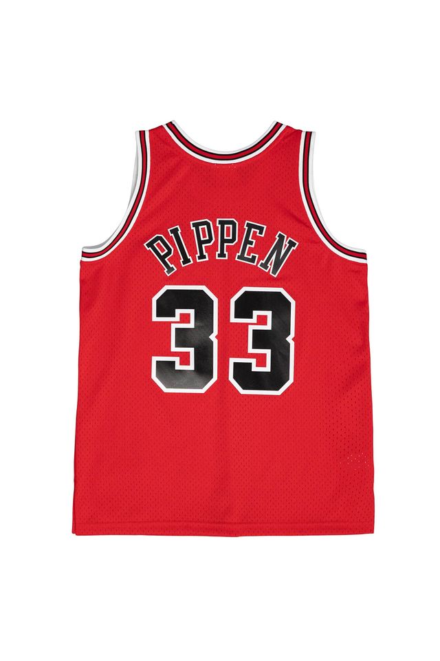 Regata Mitchell & Ness Alternate Chicago Bulls Scottie Pippen 2003-04 Vermelha