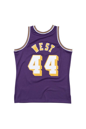 Regata Mitchell & Ness Los Angeles Lakers 1971-72 Jerry West Roxa