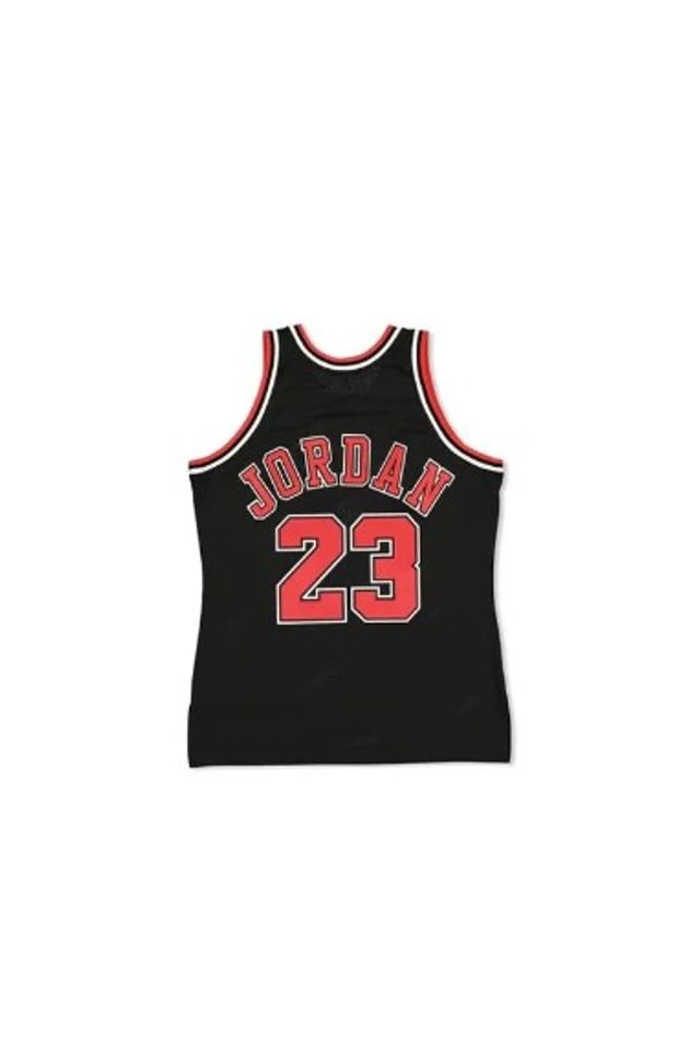 Regata Mitchell & Ness Authentic Alternate Chicago Bulls Michael Jordan 1997-98 Preta