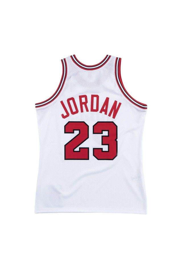 Regata Mitchell & Ness Authentic Chicago Bulls Michael Jordan 1991-1992 Branca