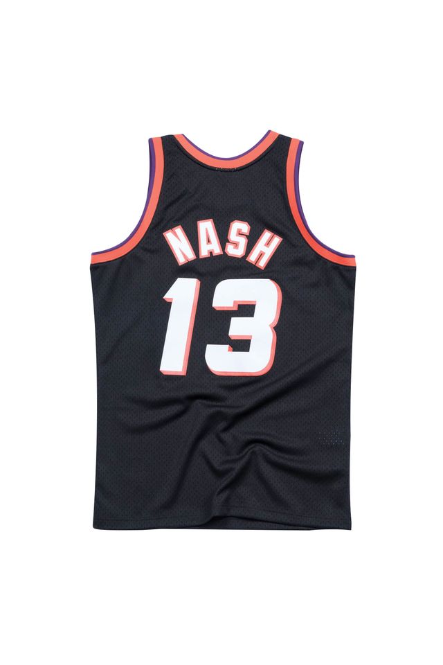 Regata Mitchell & Ness NBA Alternate Phoenix Suns Steve Nash Preta