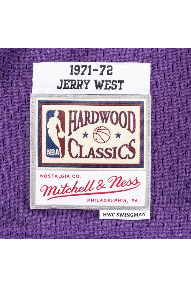 Regata Mitchell & Ness Los Angeles Lakers 1971-72 Jerry West Roxa