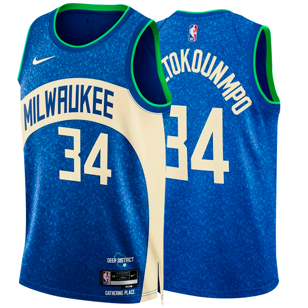 Regata Nike Milwaukee Bucks 2023/24 City Edition- Swingman