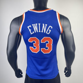 Regata Mitchell & Ness New York Knicks Road Patrick Ewing 1991-1992 Azul