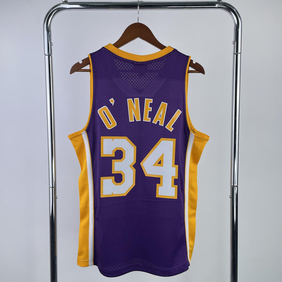 Regata Mitchell & Ness Lakers Shaquille O'Neal 1999-2000 Roxa