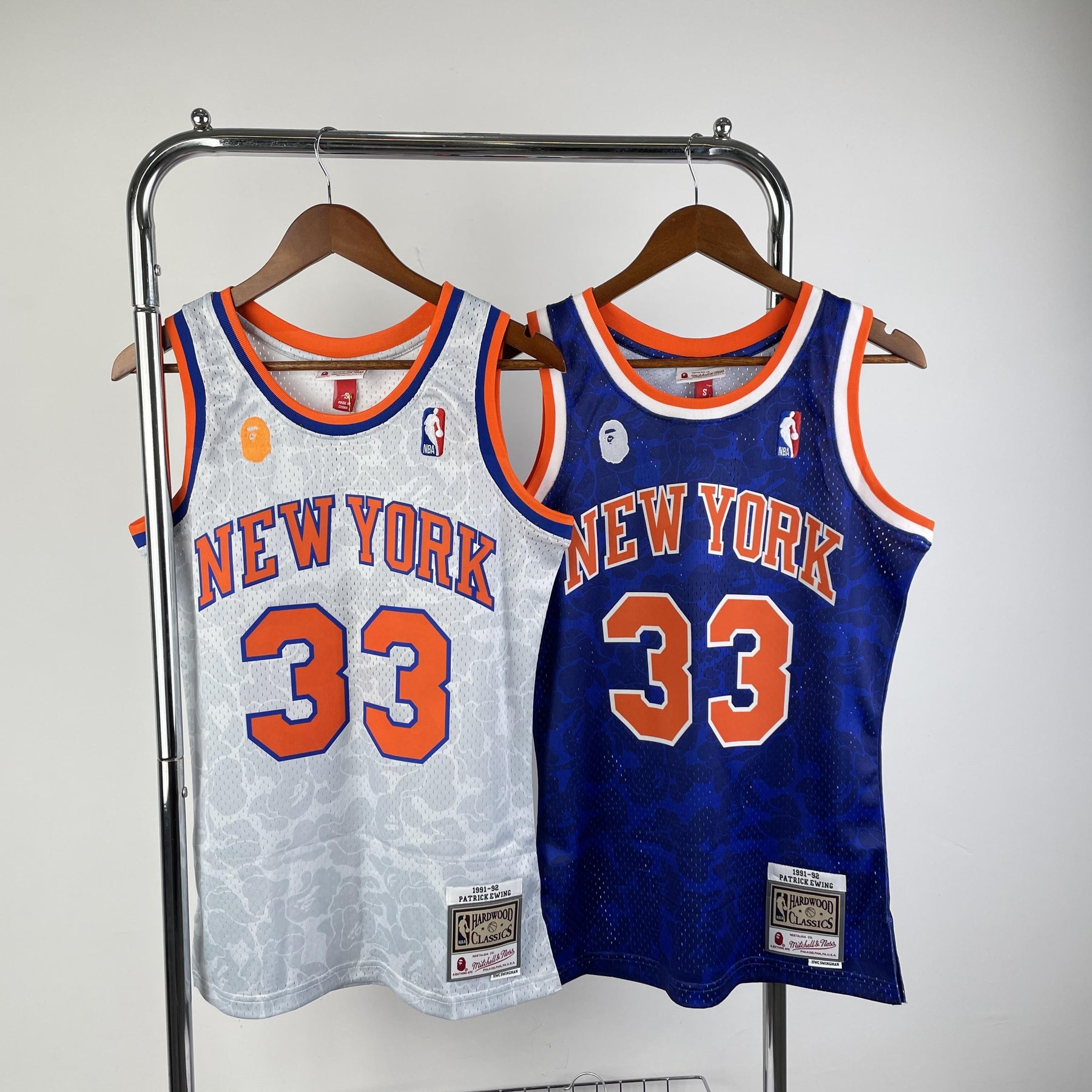 Regata Mitchell & Ness x BAPE - New York Knicks Azul