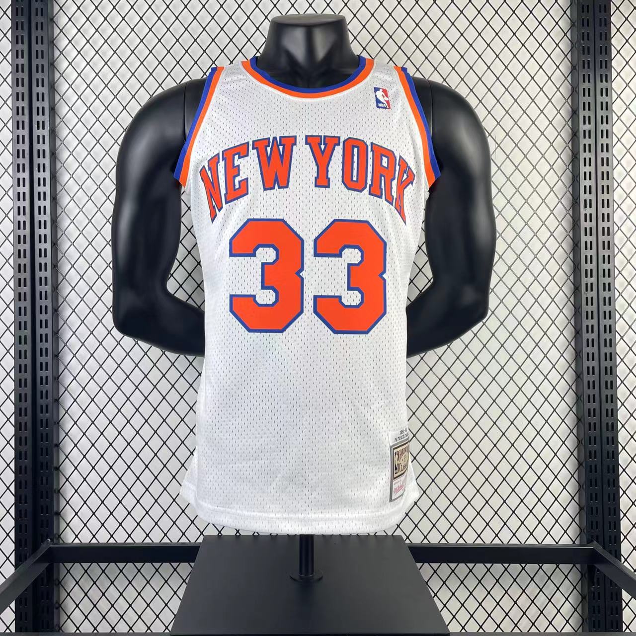 Regata Mitchell & Ness New York Knicks Patrick Ewing 1985-86 Branca