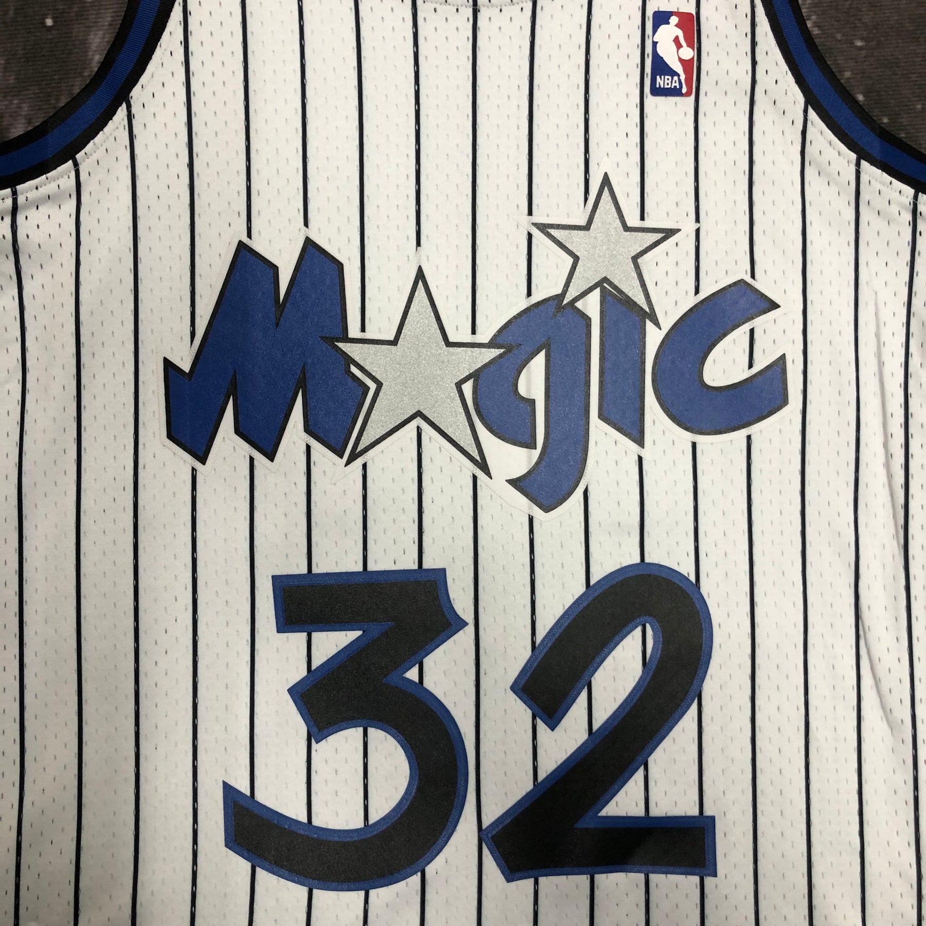 Regata Mitchell & Ness Orlando Magic Shaquille O'Neal 1994-1995 Branca