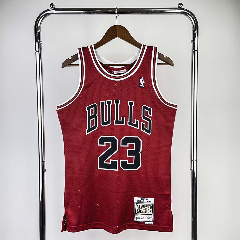 Regata Mitchell & Ness  Chicago Bulls 1986-1987 Vermelha